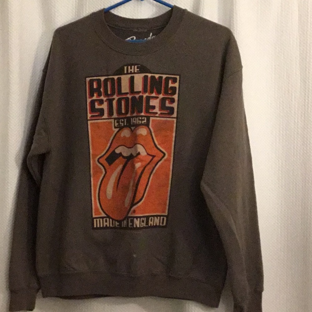 Brown Rolling Stones Sweatshirt